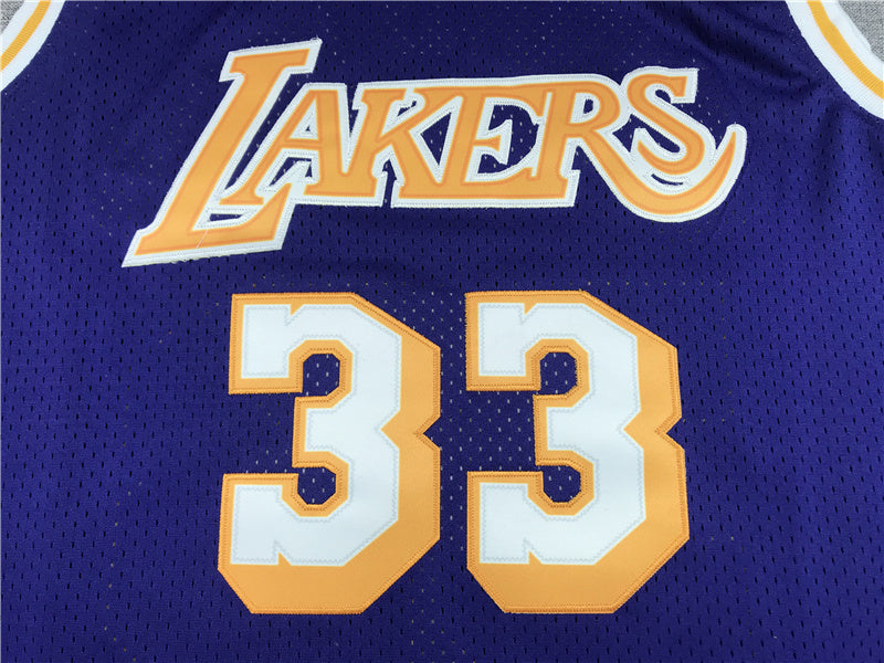 Kareem Abdul-Jabbar Los Angeles Lakers #33 1984-85 Throwback Jersey