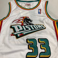 Grant Hill Detroit Pistons White 33 MN
