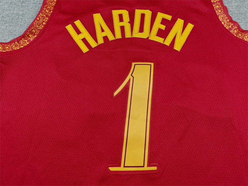 Cleveland Cavaliers James Harden #1 2026 City Edition — Embroidered Jersey