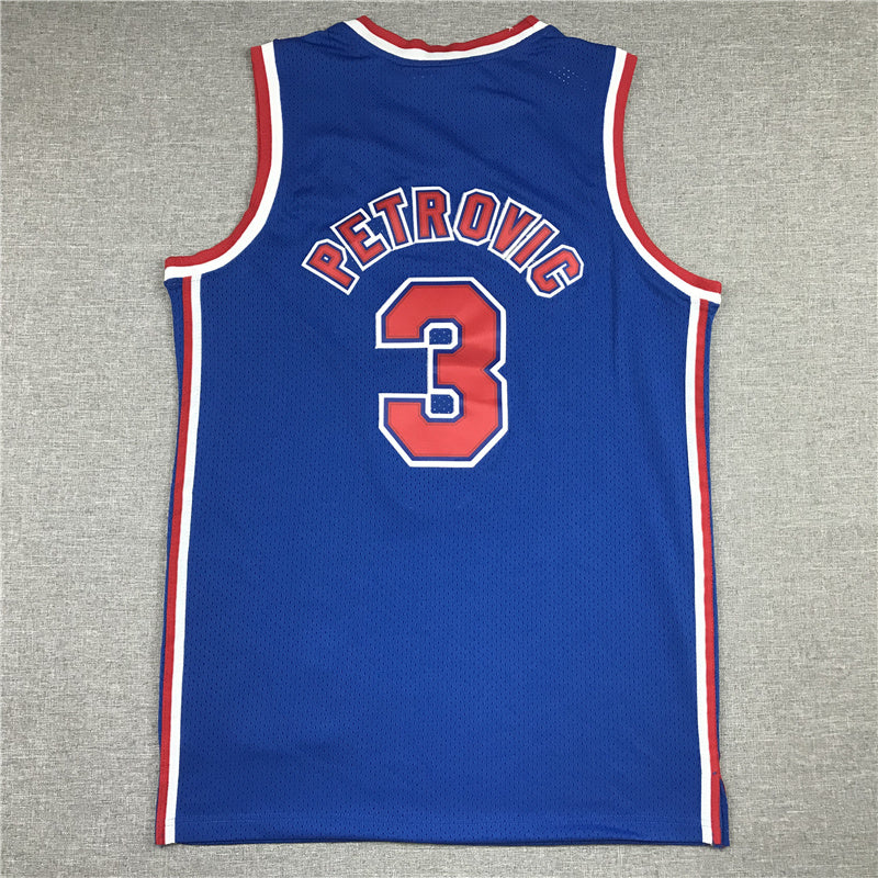 Brooklyn Nets Dražen Petrović #3 City Edition - Embroidered Jersey