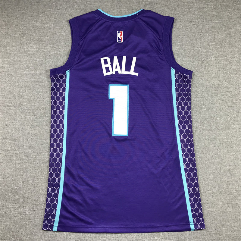 Charlotte Hornets LaMelo Ball #1 City Edition Swingman Jersey - Embroidered