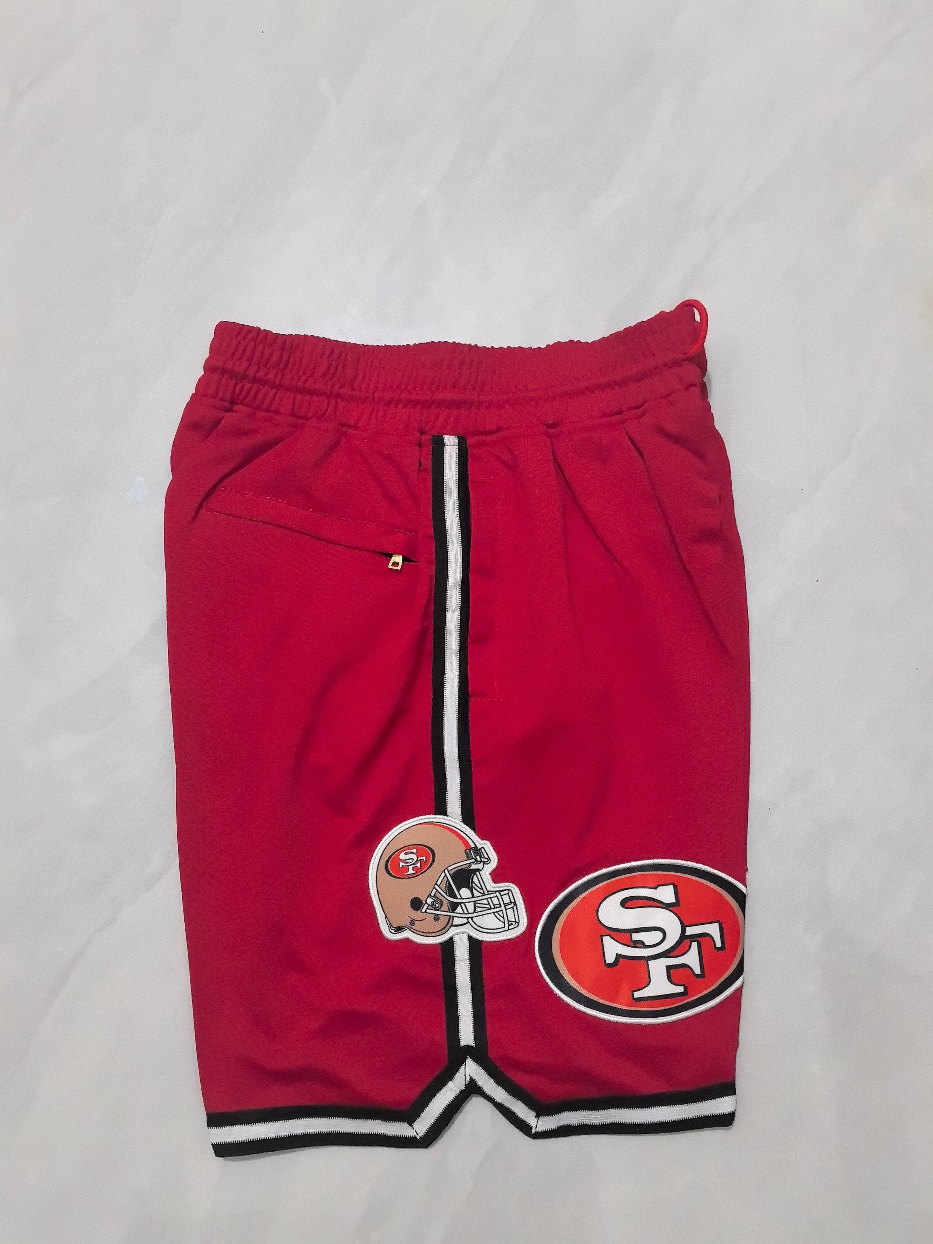 San Francisco 49ers Red Pocket Shorts