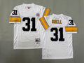 Mens Donnie Shell#31 white‌ Pittsburgh Steelers Vintage Throwback Jersey