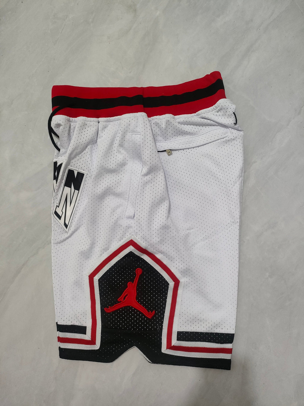 Jordan White Pocket Shorts