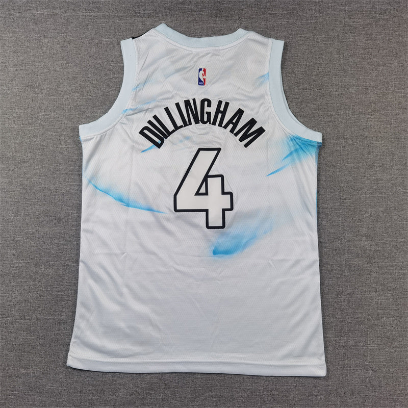 Youth Mike Conley Minnesota Timberwolves #4  City Edition Embroidered Jersey