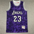 LeBron James Los Angeles Lakers #23 "Constellation" Edition Throwback Embroidered Jersey