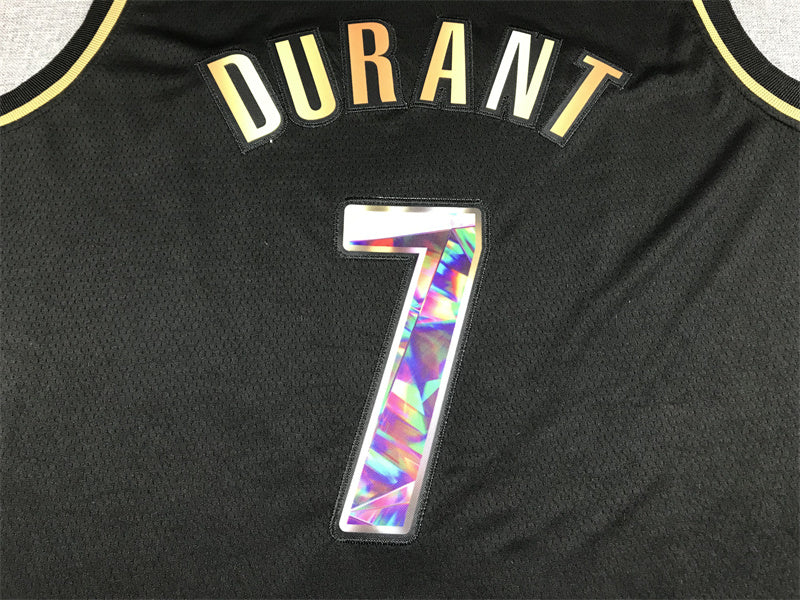 Brooklyn Nets Kevin Durant #7 City Edition - Embroidered Jersey