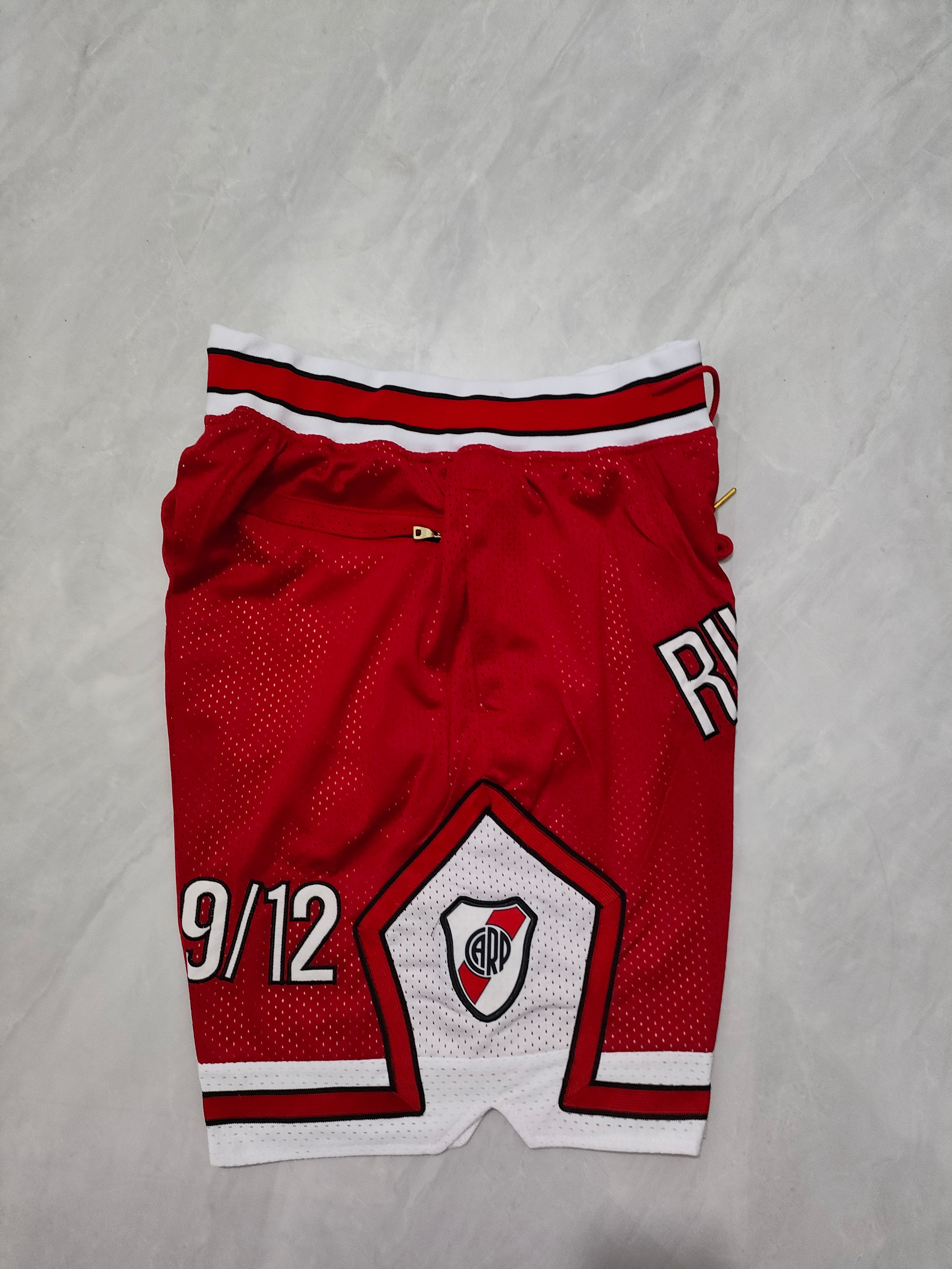River Plate Red Pocket Shorts
