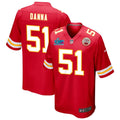 Mike Danna Kansas City Chiefs Super Bowl LVII Game Jersey - Red