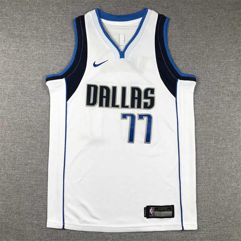 Youth Luka Dončić Dallas Mavericks #77 Embroidered  Jersey