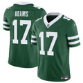 Tony Adams #17 New York Jets Green Vapor F.U.S.E. Limited Jersey