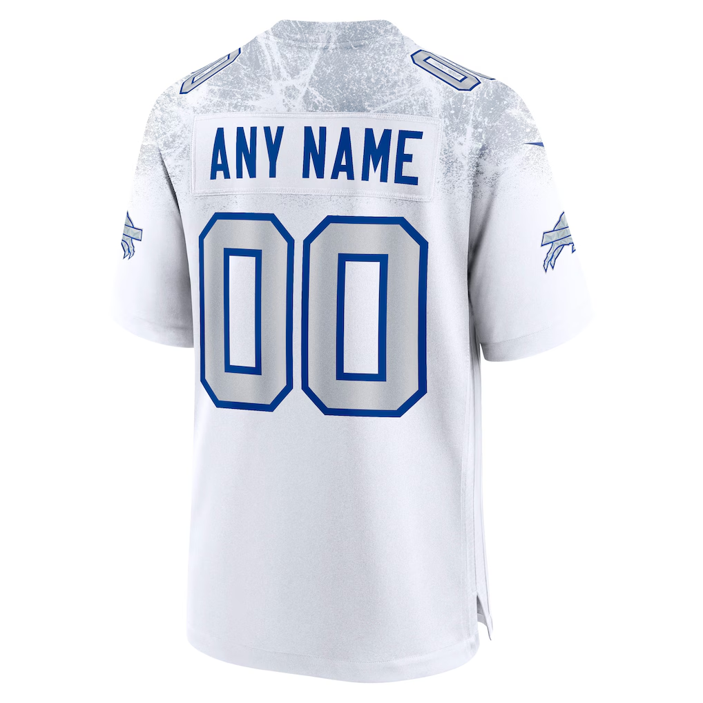 Custom Buffalo Bills White 2025 Rivalries Collection Game Jersey