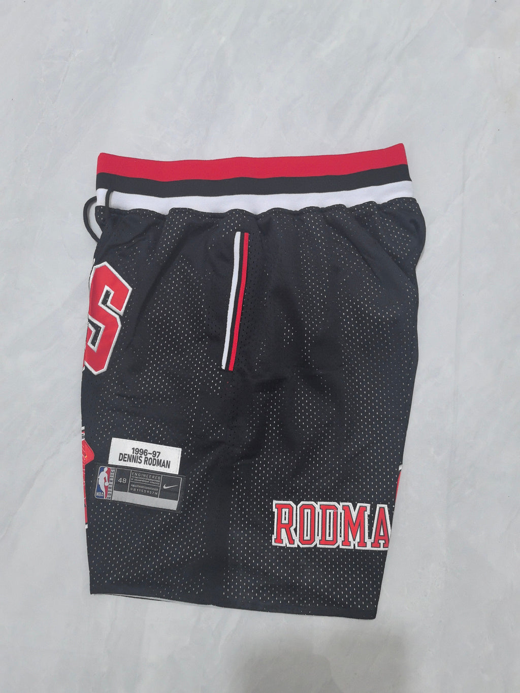 Chicago Bulls Black Retro Pocket Shorts #91