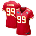 Keondre Coburn Kansas City Chiefs Women's Super Bowl LVII Game Jersey - Red