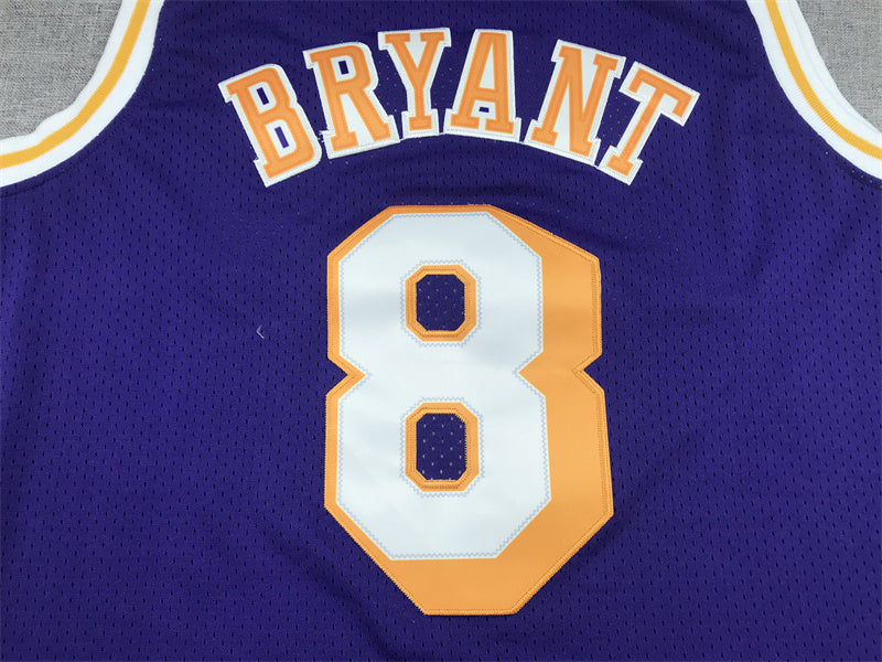 Kobe Bryant #8 Los Angeles Lakers Throwback Embroidered Jersey