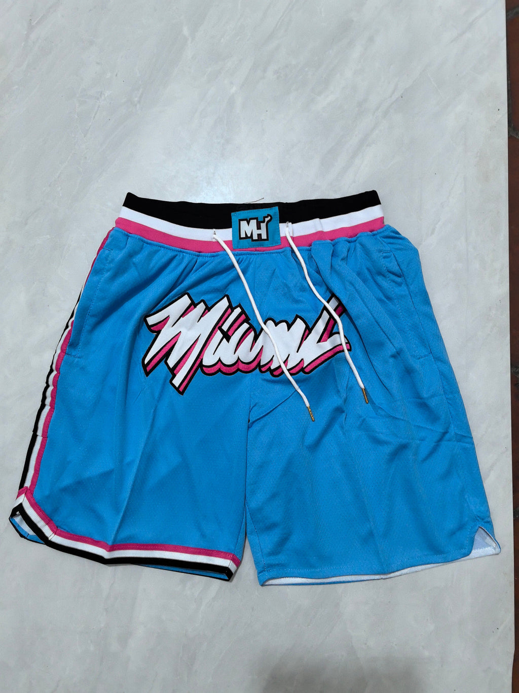 Miami Heat Blue Pocket Shorts