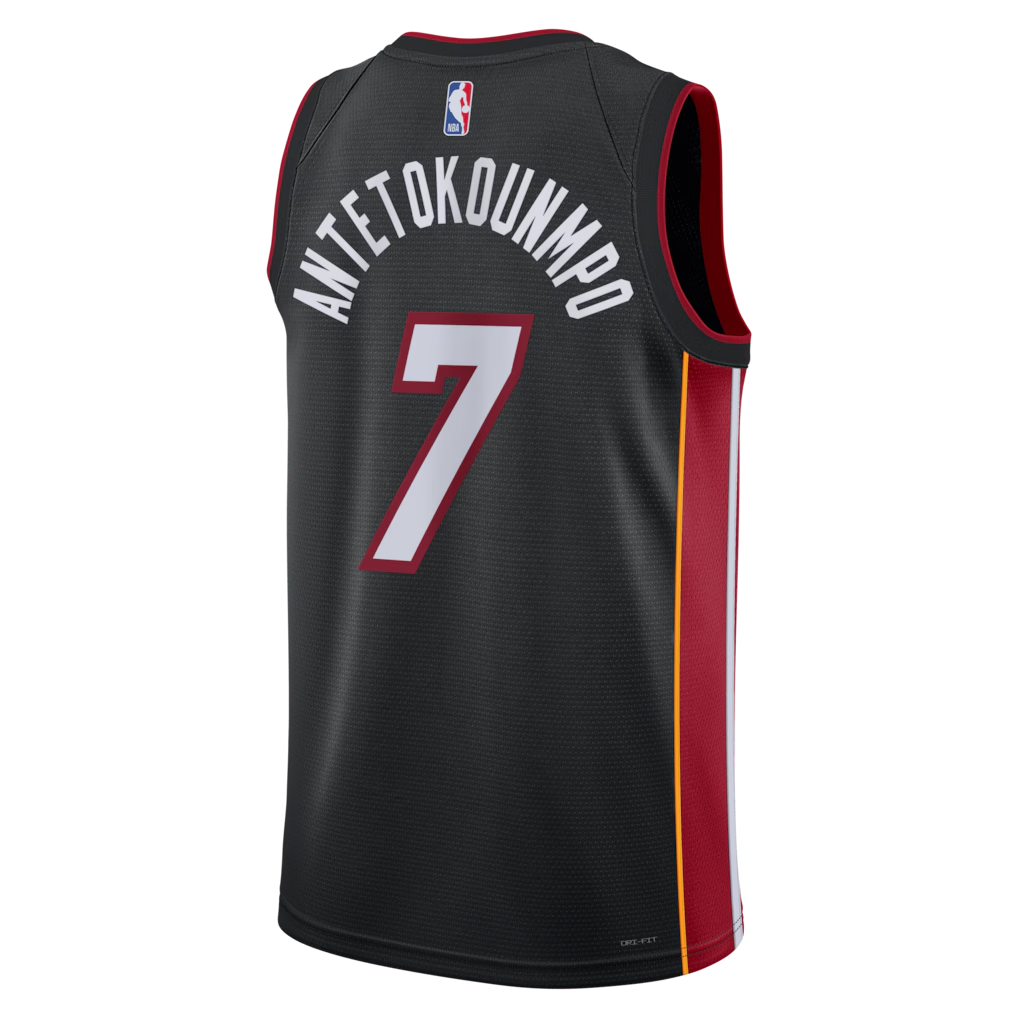 Giannis Antetokounmpo #7 Miami Heat  City Edition Swingman Jersey