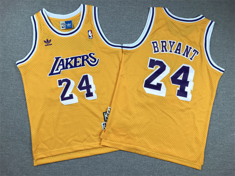 Youth Kobe Bryant Los Angeles Lakers #24  Embroidered  Jersey