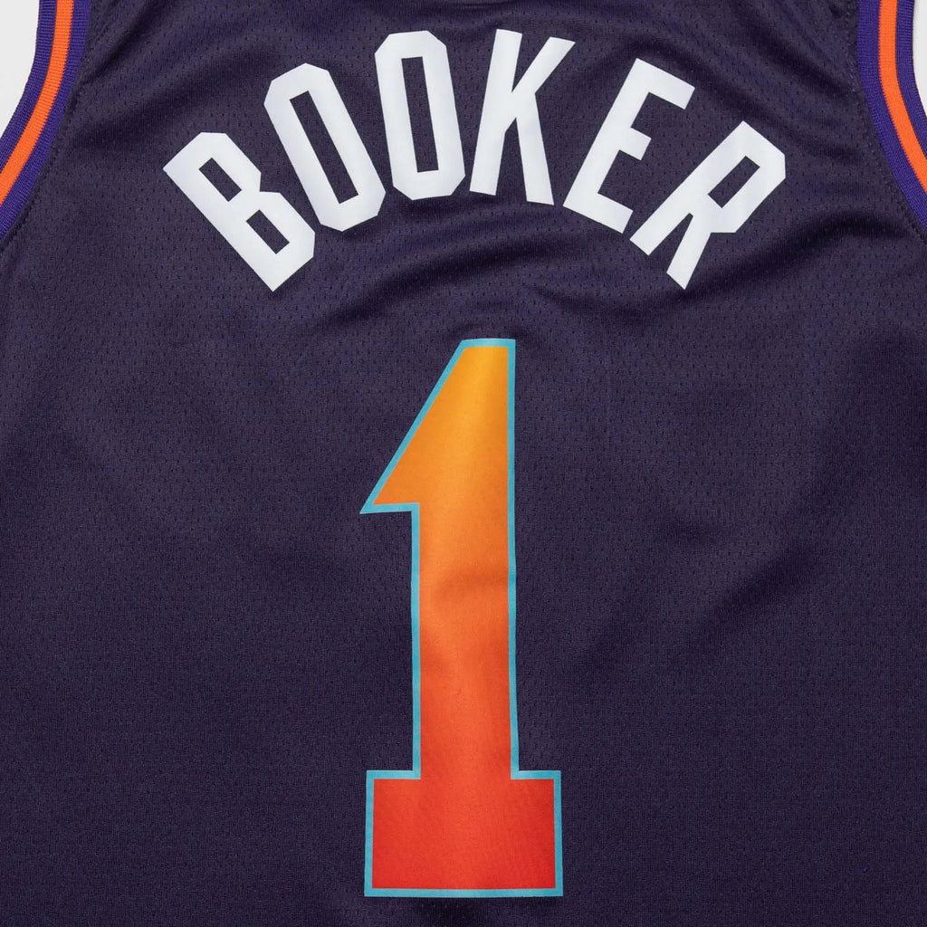 Devin Booker Phoenix Suns 2024 City Edition Swingman Jersey - Purple - Embroidered