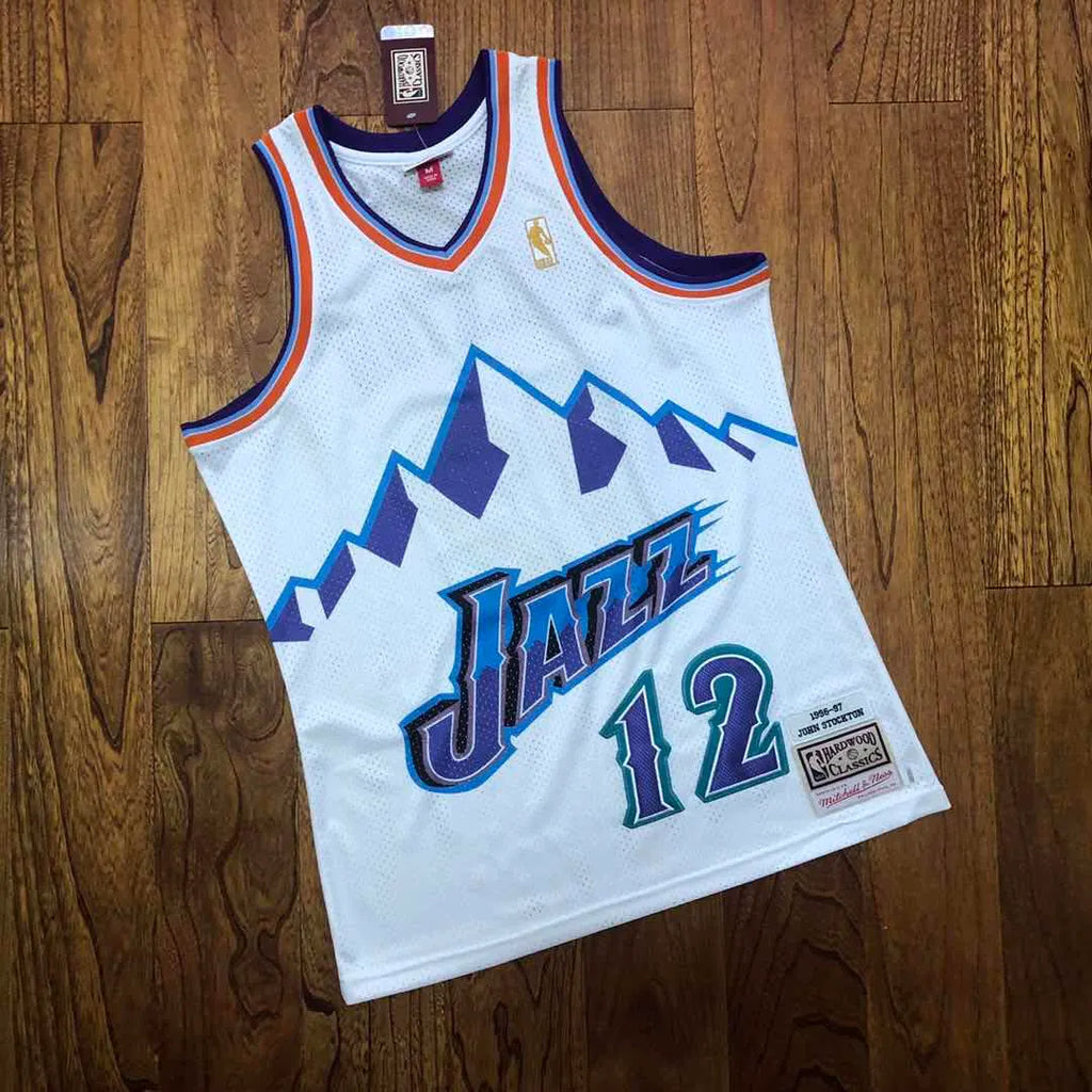 John Stockton Utah Jazz Throwback Jersey