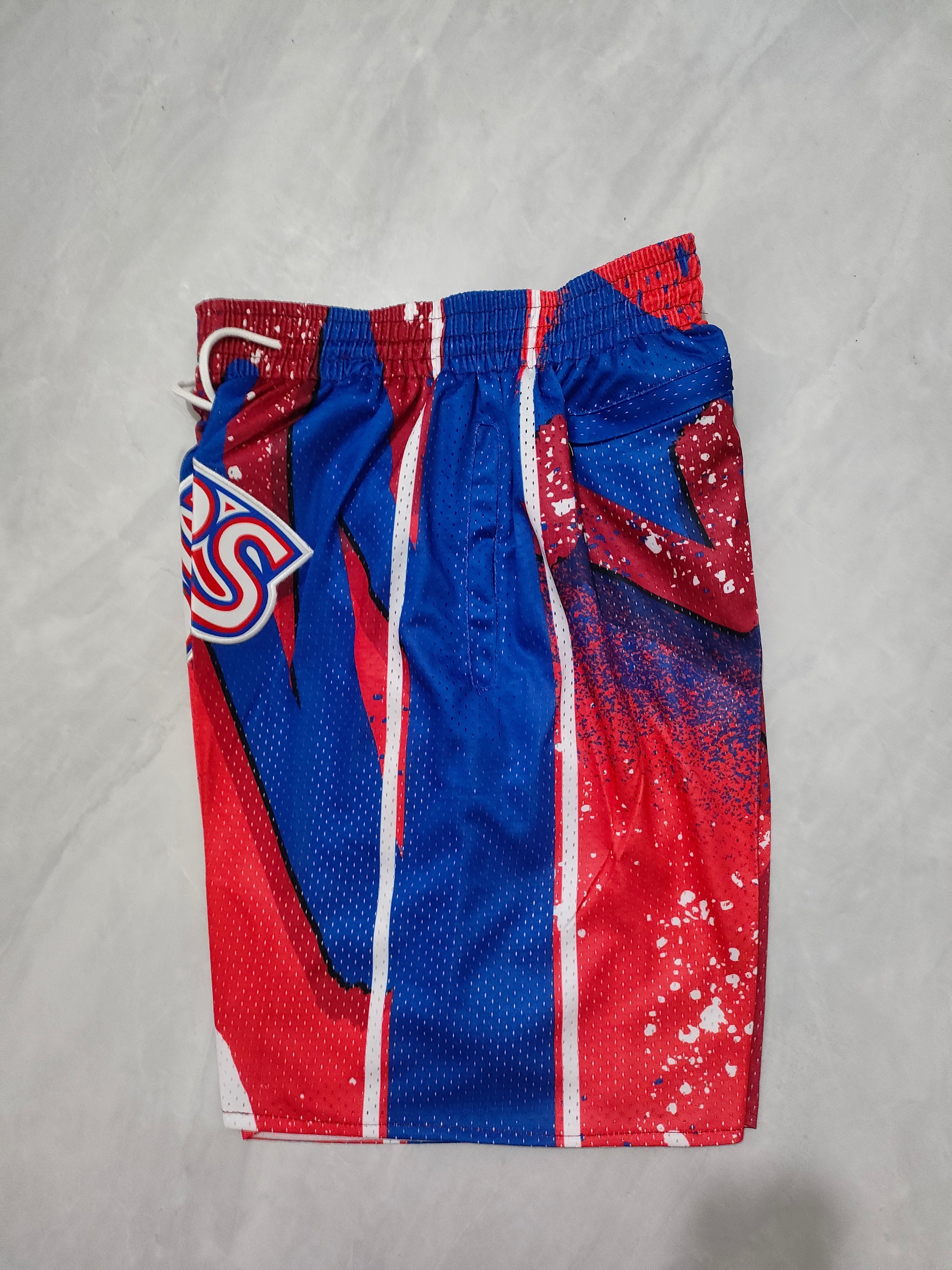 Philadelphia 76ers Red Swingman Pocket Shorts