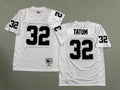 Mens Marcus Allen#32 white Los Angeles Raiders Vintage Throwback Jersey