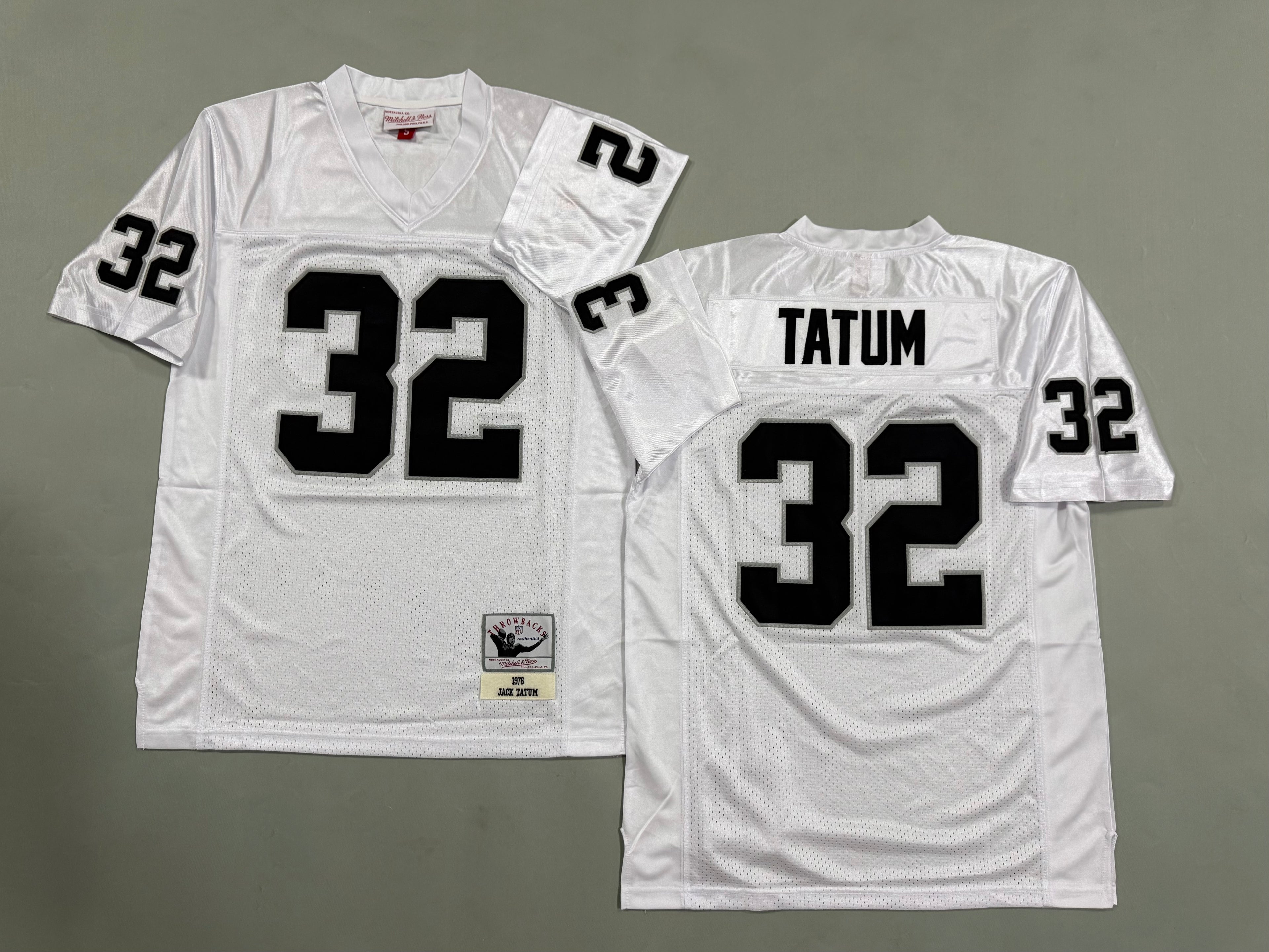 Mens Marcus Allen#32 white Los Angeles Raiders Vintage Throwback Jersey