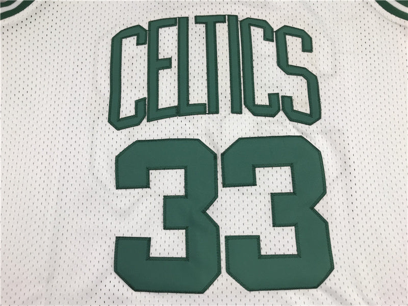 Boston Celtics Larry Bird #33 1985-86 Throwback — Embroidered Jersey