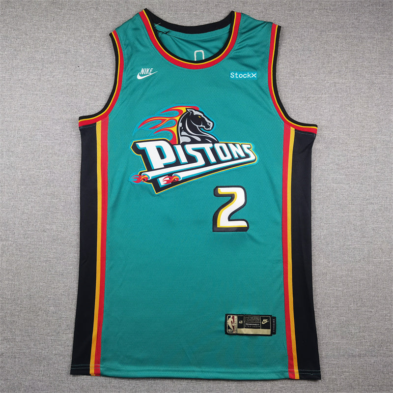 Detroit Pistons Cade Cunningham #2 City Edition Swingman Jersey — Embroidered