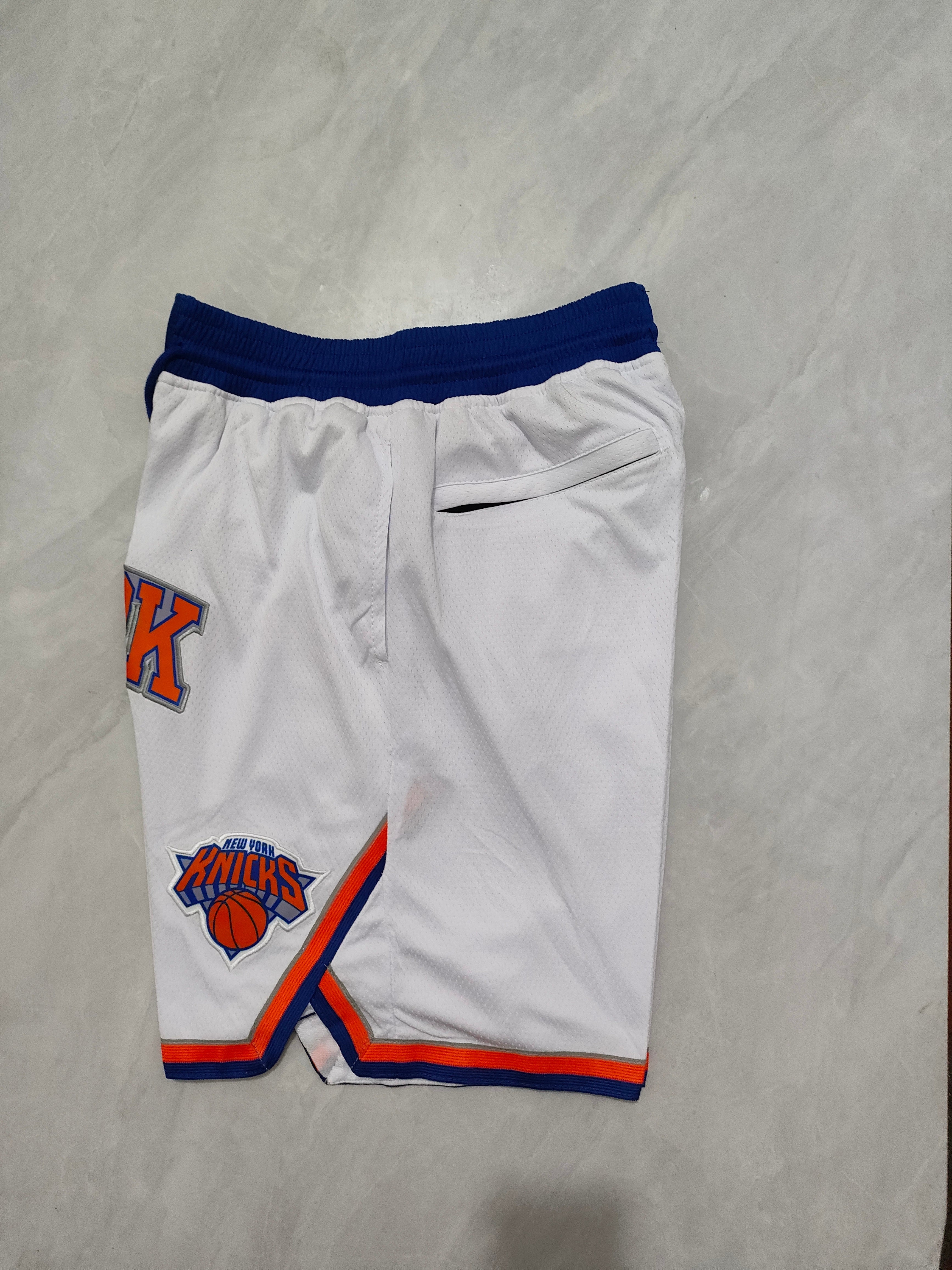 New York Knicks White Regular Edition Pocket Shorts