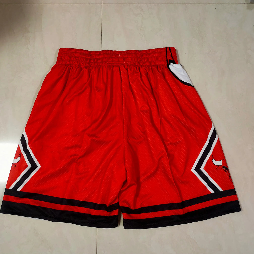 Chicago Bulls red mitchell&ness pocket pants