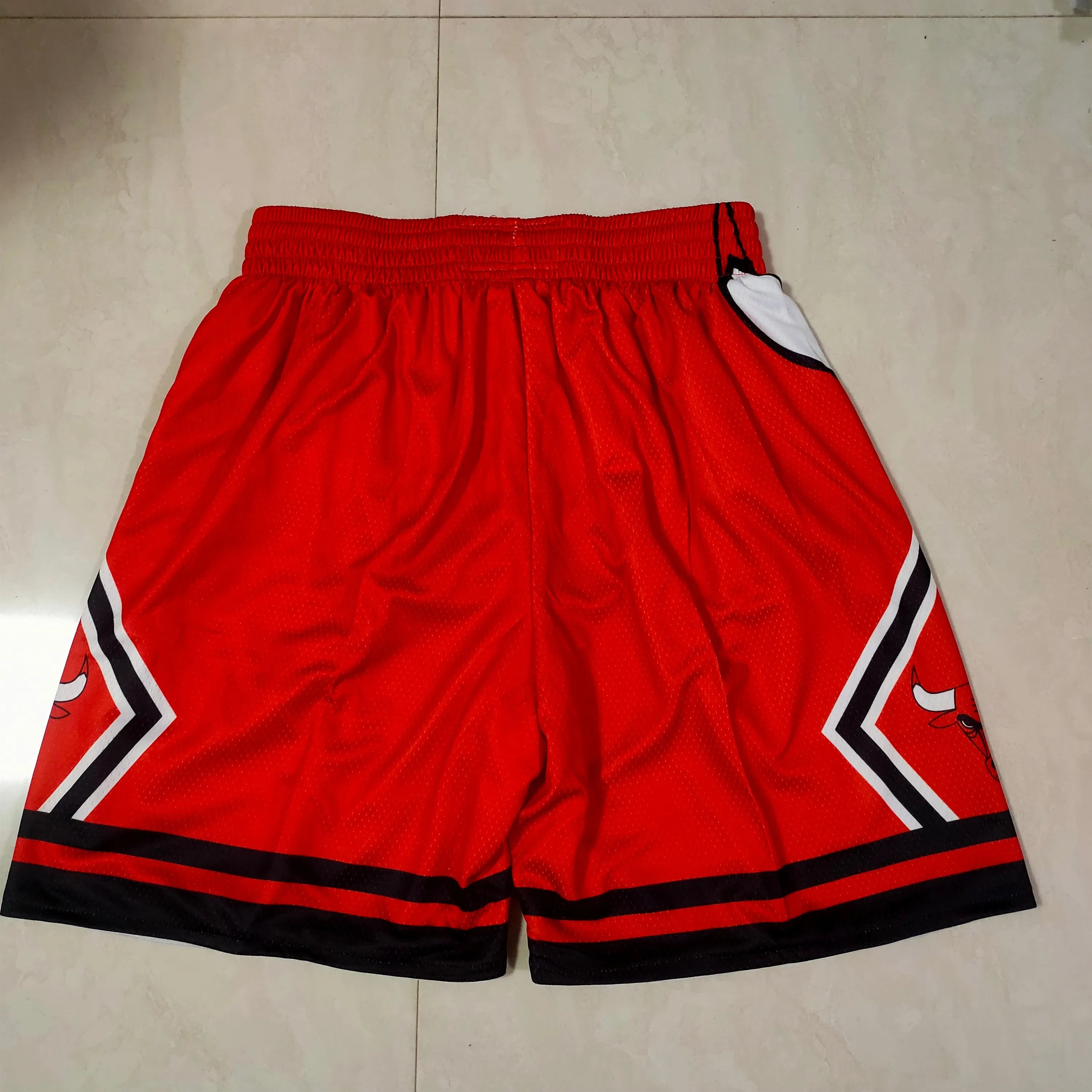 Chicago Bulls red mitchell&ness pocket pants