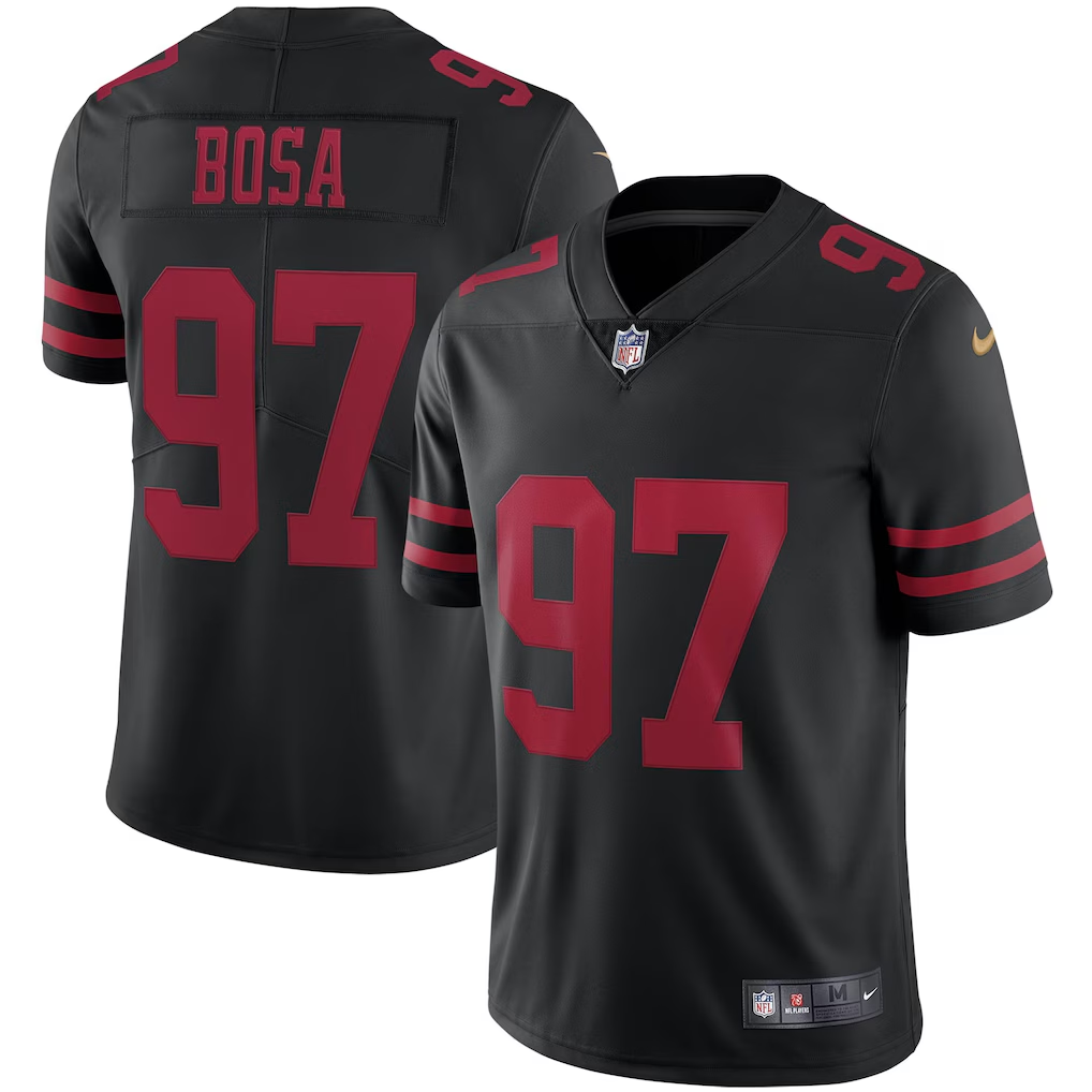 Nick Bosa #97 San Francisco 49ers Vapor Limited BlackJersey