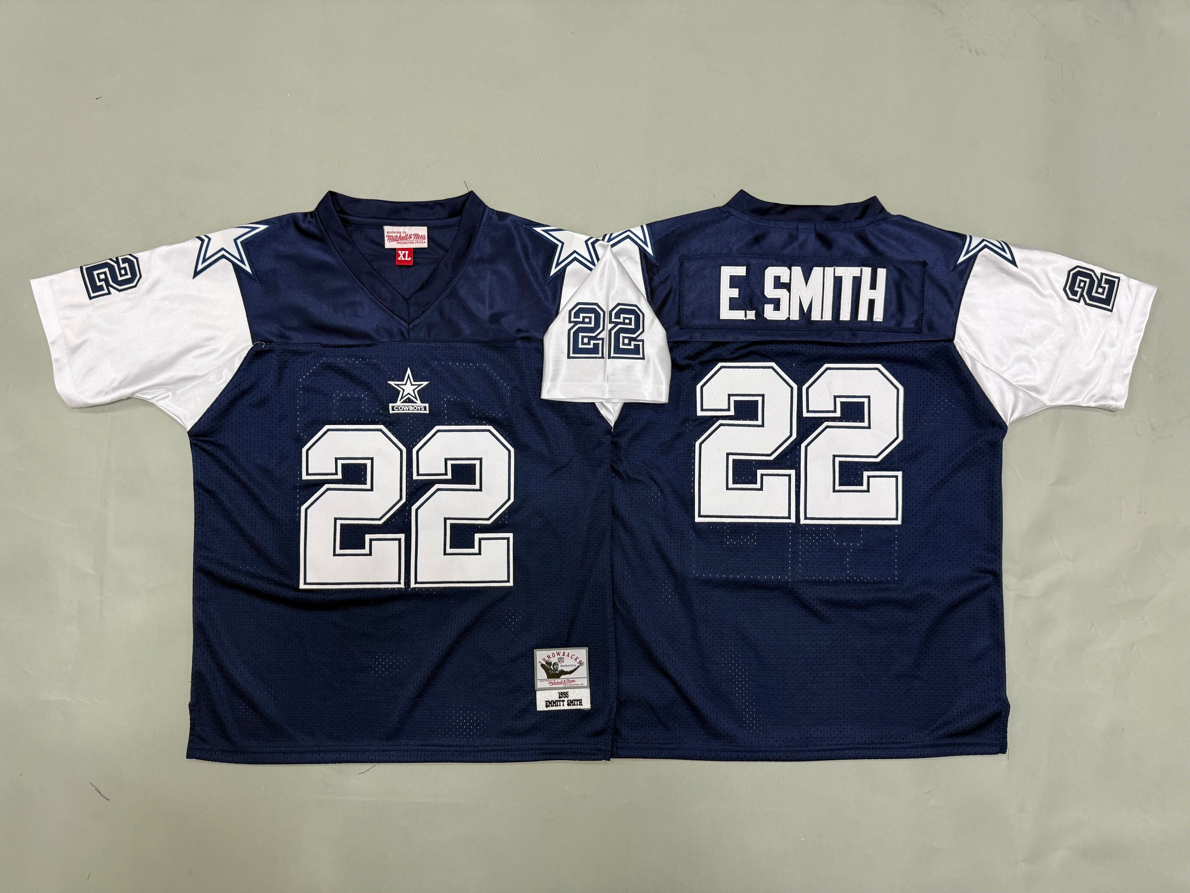 Youth Emmitt Smith  #22 Dallas Cowboys  Vintage Throwback Jersey