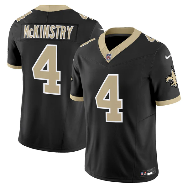Derek Carr #4 New Orleans Saints Black Vapor F.U.S.E. Limited Jersey