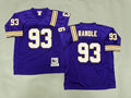 Mens John Randle#93 Minnesota Vikings Vintage Throwback Jersey