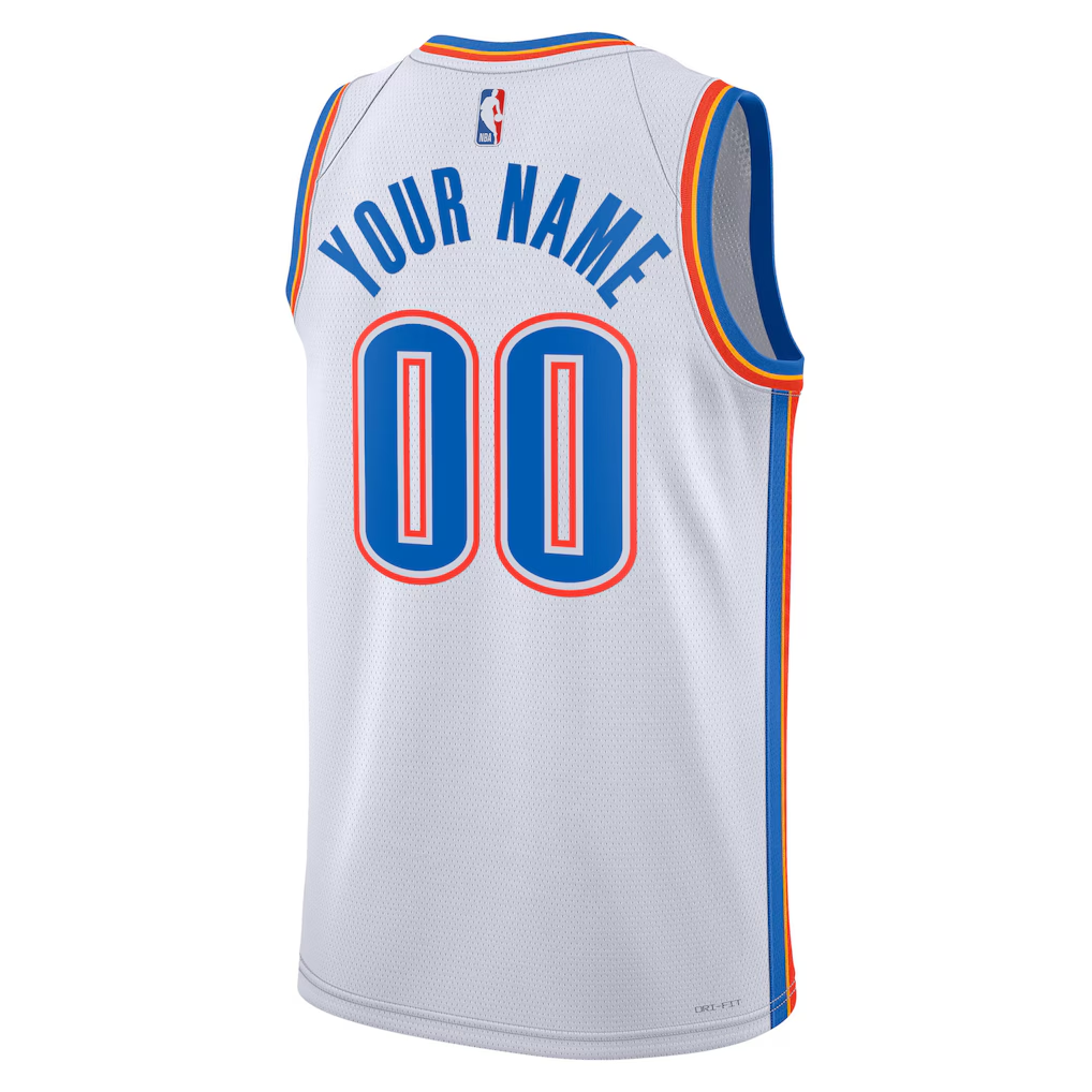 Custom Oklahoma City Thunder Jersey