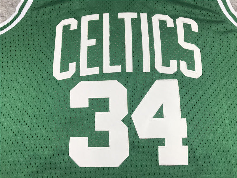 Boston Celtics Paul Pierce #34 2007-08 Throwback Jersey — Embroidered