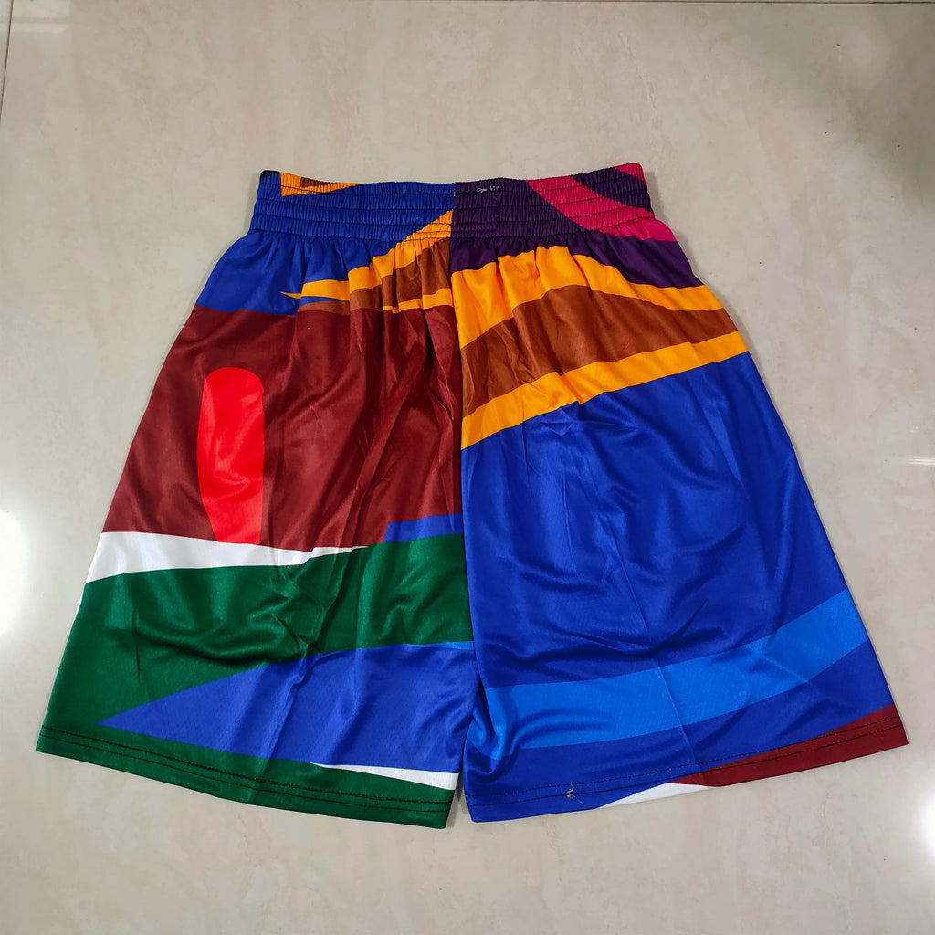 Boston Celtics mitchell&ness purple pocket pants