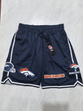 Denver Broncos dark blue pocket shorts