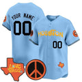 Custom Houston Astros Love Street & Peace Sign Patch Vapor Premier Limited V2 ?All Stitched Baseball Jersey