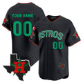 Custom Houston Astros Mexico Texas Patch Vapor Premier Limited V3 ?All Stitched Baseball Jersey