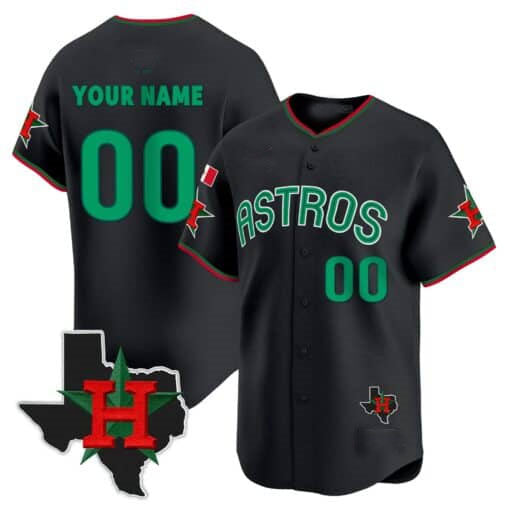 Custom Houston Astros Mexico Texas Patch Vapor Premier Limited V3 ?All Stitched Baseball Jersey
