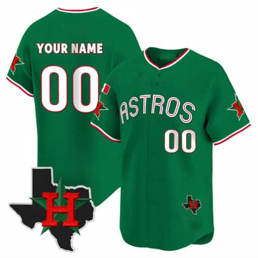 Custom Houston Astros Mexico Texas Patch Vapor Premier Limited V3 ?All Stitched Baseball Jersey