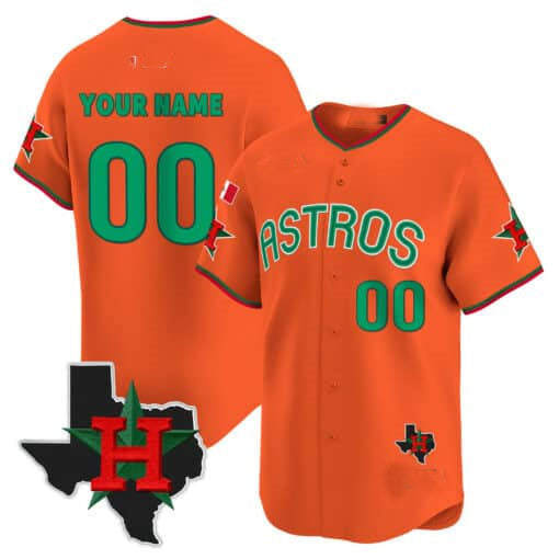 Custom Houston Astros Mexico Texas Patch Vapor Premier Limited V3 ?All Stitched Baseball Jersey
