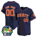 Custom Houston Astros Orbit Patch Vapor Premier Limited ?All Stitched Baseball Jersey