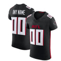 Custom A.Falcons Black Vapor F.U.S.E. Elite Jersey Stitched American Football Jerseys