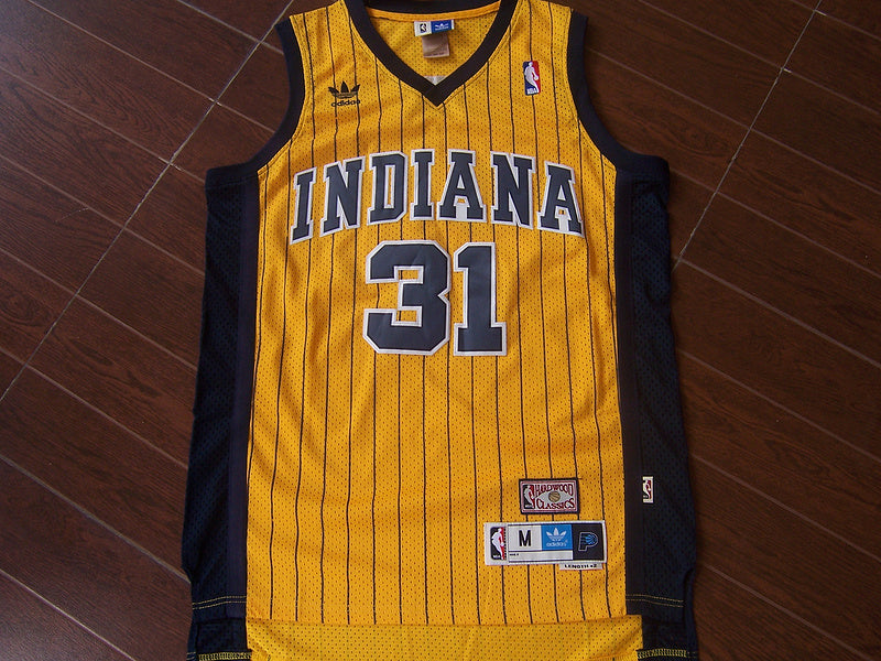 Indiana Pacers Reggie Miller #31 Throwback — Embroidered Jersey