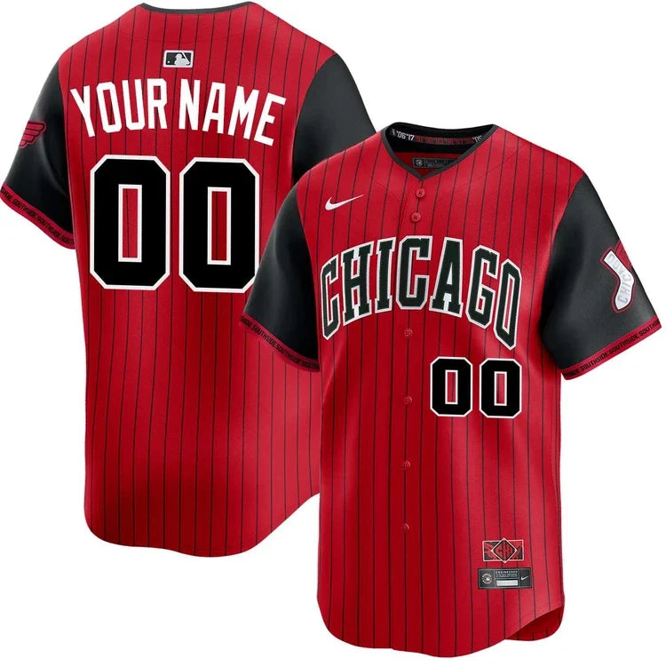 Custom Chicago White Sox City Connect Jersey - Red