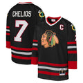 Chris Chelios Chicago Blackhawks Mitchell & Ness 1997/98 Jersey - Black